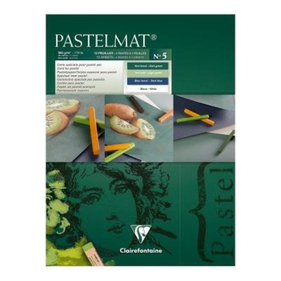Pastelmat Pad No. 5 18x24cm 12sh