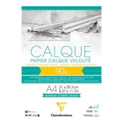 Clairefontaine Tracing Pad A4 90g 50sh Clairefontaine Tracing Pad A4 90g 50sh