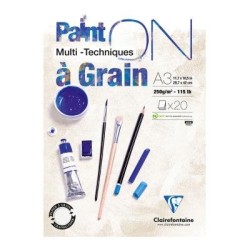 PaintON Pad Grain White A3 20sh PaintON Pad Grain White A3 20sh