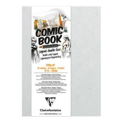 Clairefontaine Comic Book 17.6x25cm 220g 32sh Clairefontaine Comic Book 17.6x25cm 220g 32sh