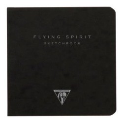 Flying Spirit Sketch Book 10.5x10.5cm Black Flying Spirit Sketch Book 10.5x10.5cm Black