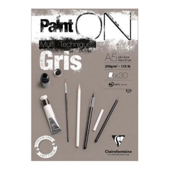 PaintON Pad Grey A5 30sh