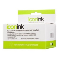 Icon Compatible Canon PGI520 CLI521 BBCMY Ink Value Pack Icon Compatible Canon PGI520 CLI521 BBCMY Ink Value Pack