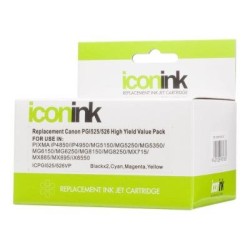 Icon Compatible Canon PGI525 CLI526 BBCMY Ink Value Pack Icon Compatible Canon PGI525 CLI526 BBCMY Ink Value Pack