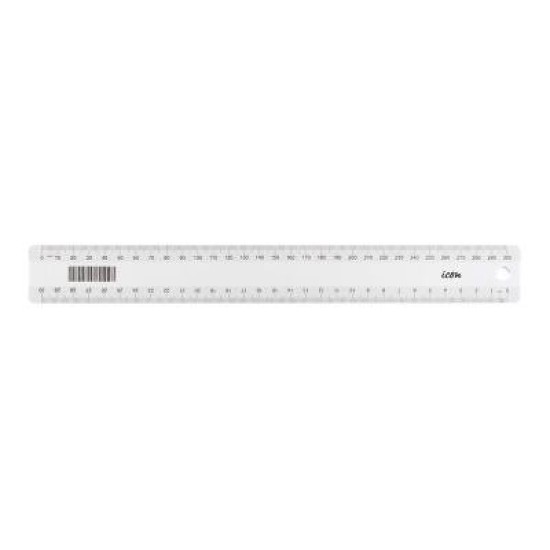 Okin Ruler Clear 30cm