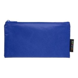 Okin Pencil Case Flat Blue 21x11cm Okin Pencil Case Flat Blue 21x11cm