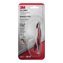 3M Flat Temple Eyewear Anti Scratch 47010H1-DC Clear Lens 3M Flat Temple Eyewear Anti Scratch 47010H1-DC Clear Lens