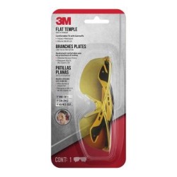 3M Flat Temple Eyewear Anti Scratch 47013H1-DC Amber Lens 3M Flat Temple Eyewear Anti Scratch 47013H1-DC Amber Lens