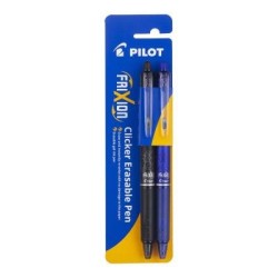 Pilot Frixion Clicker Erasable Fine Assorted, Pack of 2 HS Pilot Frixion Clicker Erasable Fine Assorted, Pack of 2 HS