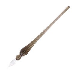 Herbin Round Glass Pen 18cm Black Herbin Round Glass Pen 18cm Black
