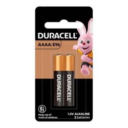Duracell Coppertop Alkaline AAAA Battery, Pack of 2 Duracell Coppertop Alkaline AAAA Battery, Pack of 2