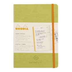 Rhodia Perpetual Diary A5 Anise Green Rhodia Perpetual Diary A5 Anise Green