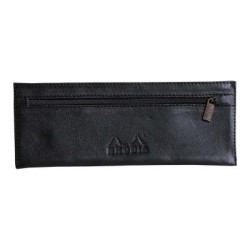 Rhodia Leather Pencil Case Black Rhodia Leather Pencil Case Black