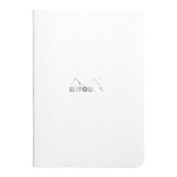 Rhodia Classic Notebook Stapled A5 Lined White Rhodia Classic Notebook Stapled A5 Lined White