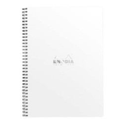 Rhodia Classic Notebook Spiral A4+ Lined White Rhodia Classic Notebook Spiral A4+ Lined White