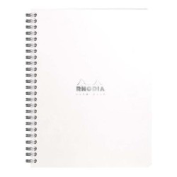 Rhodia Classic Notebook Spiral A5+ Lined White Rhodia Classic Notebook Spiral A5+ Lined White