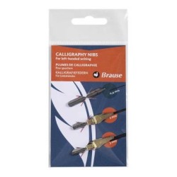 Brause Calligraphy Nib Set Left Handed Brause Calligraphy Nib Set Left Handed