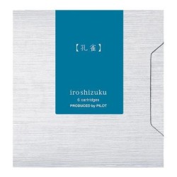 Pilot Iroshizuku Ink Cartridge Peacock Ku-jaku, Pack of 6 (IRF-6S-KJ) Pilot Iroshizuku Ink Cartridge Peacock Ku-jaku, Pack of 6 (IRF-6S-KJ)