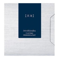 Pilot Iroshizuku Ink Cartridge Deep Sea Shin-kai, Pack of 6 (IRF-6S-SNK) Pilot Iroshizuku Ink Cartridge Deep Sea Shin-kai, Pack of 6 (IRF-6S-SNK)