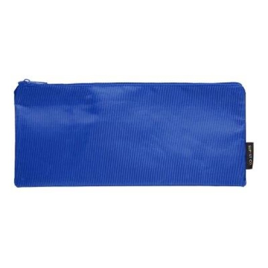 Okin Pencil Case Long Flat Blue 34x15cm