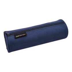 Okin Pencil Case Tube Navy Blue 21x8cm Okin Pencil Case Tube Navy Blue 21x8cm