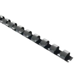 Okin Binding Coil Plastic 12mm Black, Pack of 25 Okin Binding Coil Plastic 12mm Black, Pack of 25