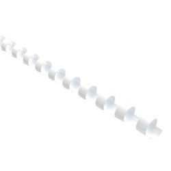 Okin Binding Coil Plastic 16mm White, Pack of 25 Okin Binding Coil Plastic 16mm White, Pack of 25