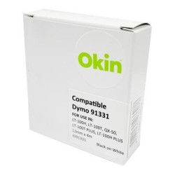 Icon Compatible Dymo LetraTag Tape 91331 12mmx4m Black on White Icon Compatible Dymo LetraTag Tape 91331 12mmx4m Black on White