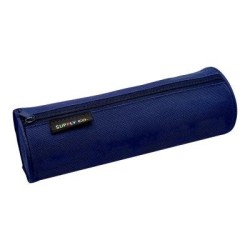 Supply Co Recycled Pencil Case Tube Navy 21x8cm Supply Co Recycled Pencil Case Tube Navy 21x8cm
