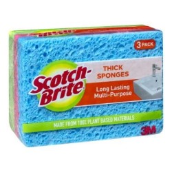 Scotch-Brite Scrub Dots Advanced SDA-2 Non-Scratch Scrubber, Pack of 2