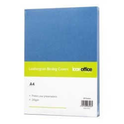 Icon Binding Covers A4 Blue 250gsm, Pack of 20 Icon Binding Covers A4 Blue 250gsm, Pack of 20