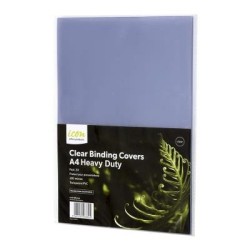 Icon Binding Covers A4 Clear 200mic, Pack of 20 Icon Binding Covers A4 Clear 200mic, Pack of 20