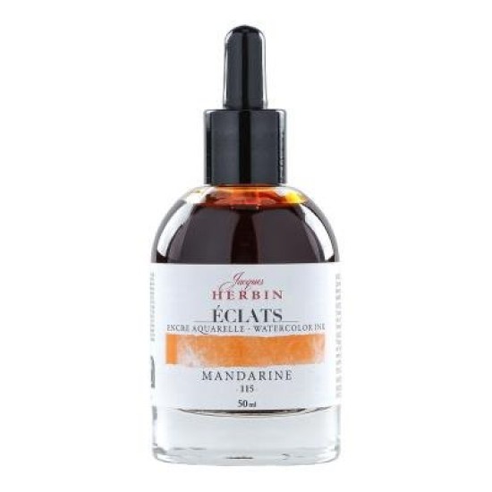 Jacques Herbin Eclats Watercolour Ink 115 Mandarin 50ml