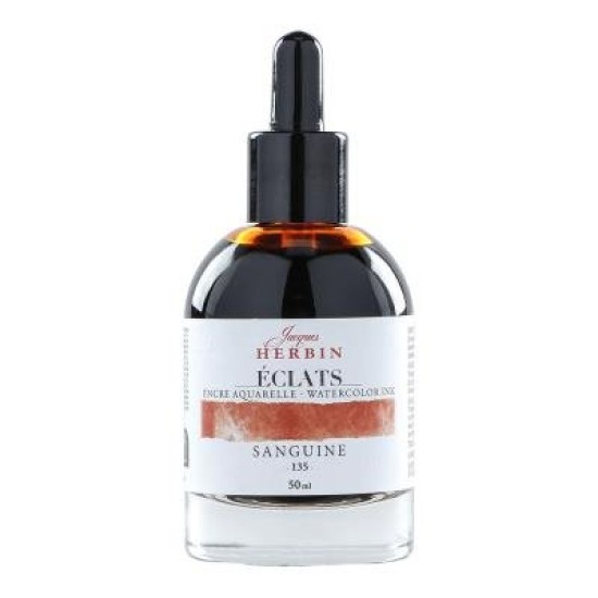 Jacques Herbin Eclats Watercolour Ink 135 Blood Orange 50ml