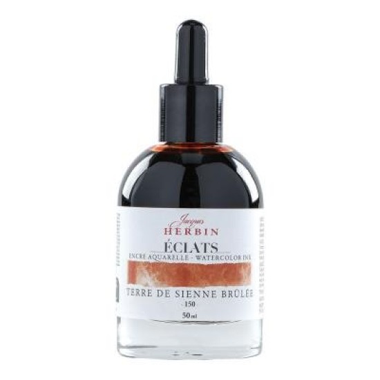 Jacques Herbin Eclats Watercolour Ink 150 Burnt Siena 50ml