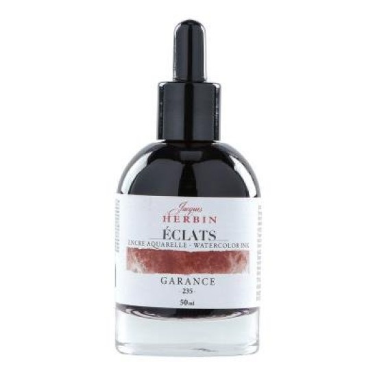 Jacques Herbin Eclats Watercolour Ink 235 Madder 50ml