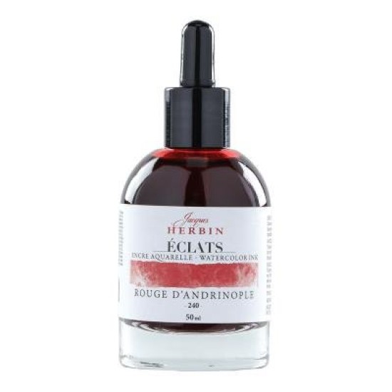 Jacques Herbin Eclats Watercolour Ink 240 Turkey Red 50ml