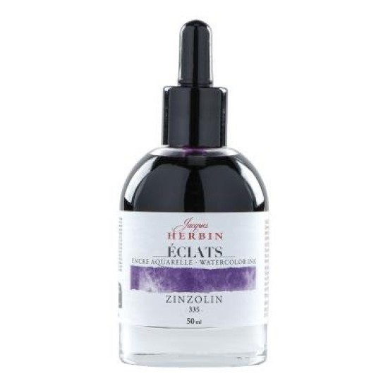 Jacques Herbin Eclats Watercolour Ink 335 Zinzolin 50ml