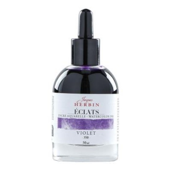 Jacques Herbin Eclats Watercolour Ink 350 Violet 50ml