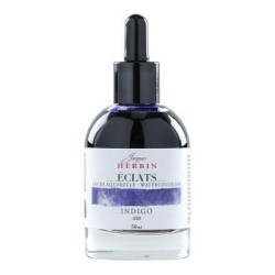 Jacques Herbin Eclats Watercolour Ink 410 Indigo 50ml