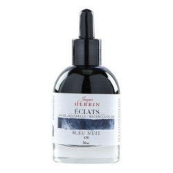 Jacques Herbin Eclats Watercolour Ink 420 Midnight Blue 50ml