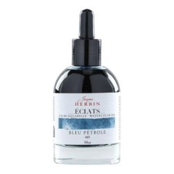 Jacques Herbin Eclats Watercolour Ink 445 Petrol Blue 50ml