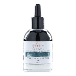 Jacques Herbin Eclats Watercolour Ink 450 Burnt Green Earth 50ml
