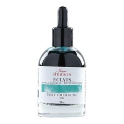 Jacques Herbin Eclats Watercolour Ink 520 Emerald Green 50ml