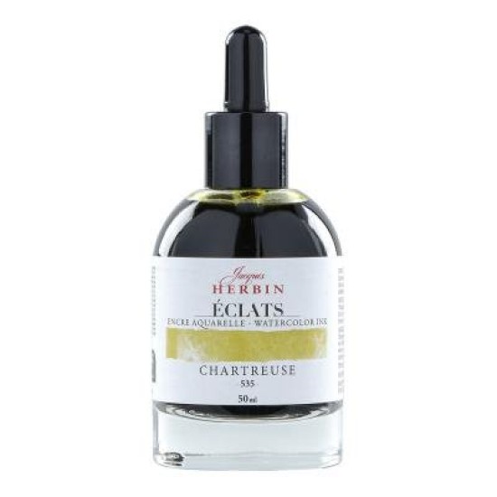 Jacques Herbin Eclats Watercolour Ink 535 Chartreuse 50ml