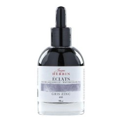 Jacques Herbin Eclats Watercolour Ink 610 Zinc Grey 50ml Jacques Herbin Eclats Watercolour Ink 610 Zinc Grey 50ml