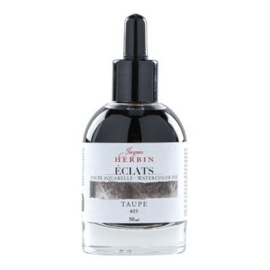 Jacques Herbin Eclats Watercolour Ink 615 Taupe 50ml