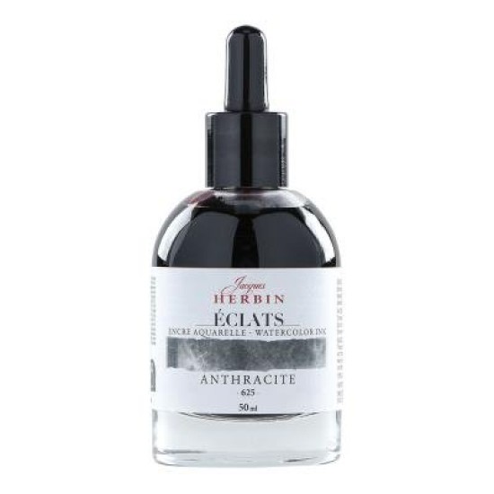 Jacques Herbin Eclats Watercolour Ink 625 Anthracite 50ml
