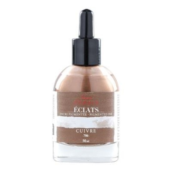 Jacques Herbin Eclats Pigmented Ink Copper 50ml