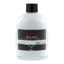 Jacques Herbin Eclats Pigmented Ink White 250ml Jacques Herbin Eclats Pigmented Ink White 250ml